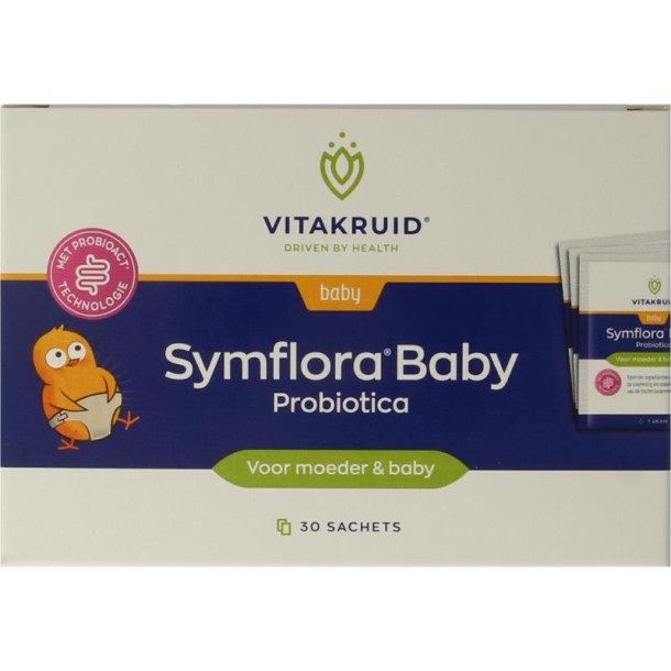 Vitakruid Symflora Baby Probiotica voor moeder & baby (30 Sachets)