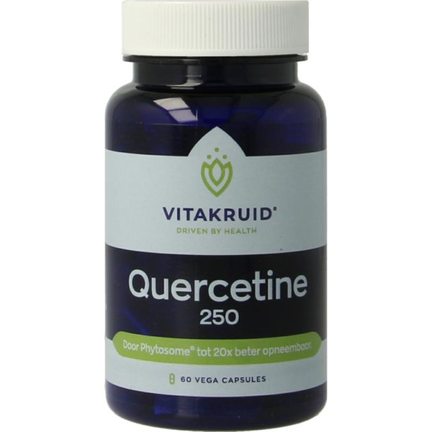 Vitakruid Quercetine 250 Quercefit Phytosome-technologie (60 Vegetarische capsules)