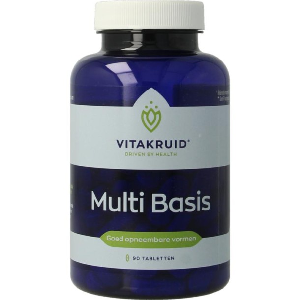 Vitakruid Multi Basis met natuurlijke vormen (90 Tabletten)