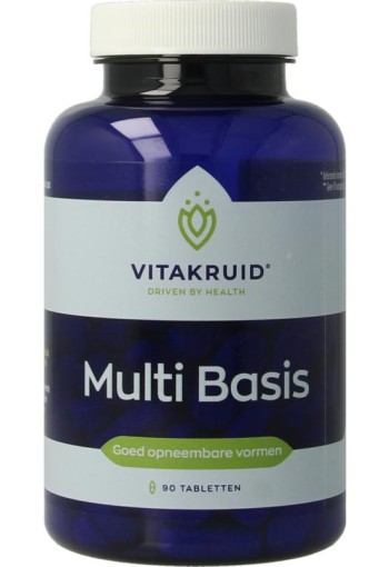 Vitakruid Multi Basis met natuurlijke vormen (90 Tabletten)