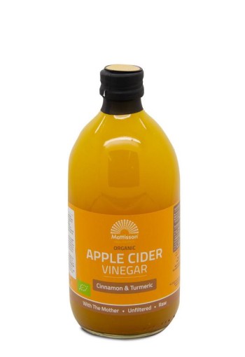 Mattisson Apple cider vinegar Cinnamon&turmeric appelaz bio (500 Milliliter)