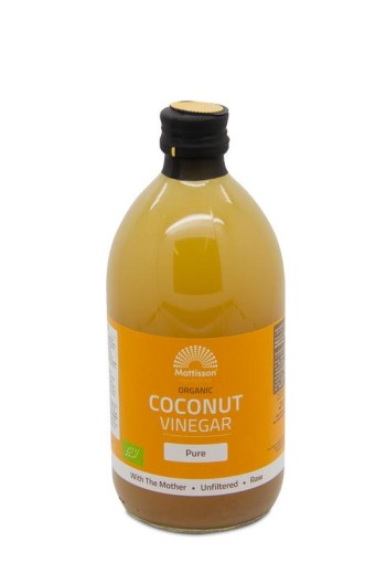 Mattisson Organic coconut vinegar pure bio (500 Milliliter)