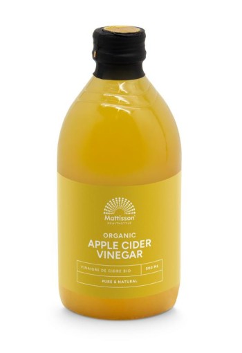 Mattisson Apple cider vinegar pure - appelazijn bio (500 Milliliter)
