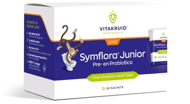 Vitakruid Symflora Junior Pre- en Probiotica voor kinderen (30 Sachets)
