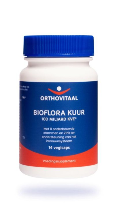 Orthovitaal Bioflora kuur 100 miljard (14 Vegetarische capsules)