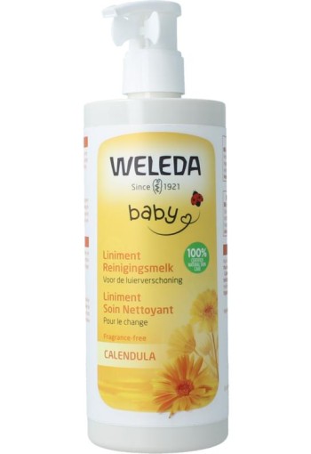 Weleda Calendula liniment reinigingsmelk vegan 400 Milliliter