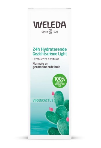 Weleda Vijgencactus 24h hydraterende gezichtscreme light (30 Milliliter)