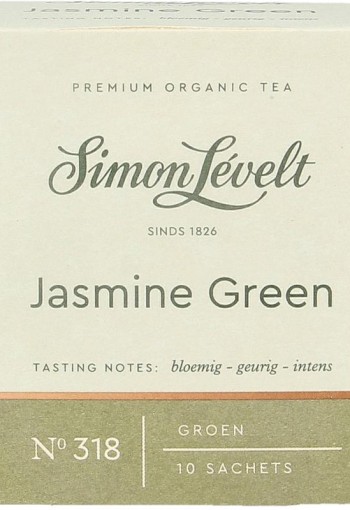Simon Levelt Groene thee jasmijn bio (10 Zakjes)