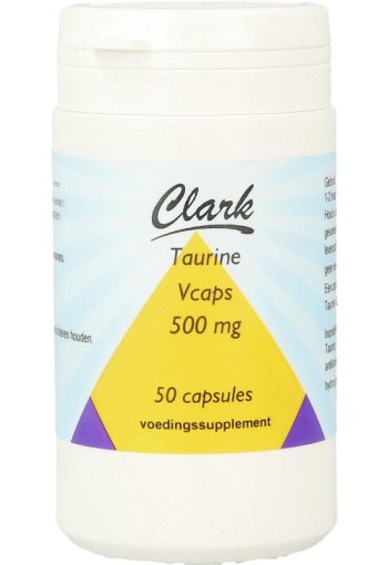 Clark Taurine 500mg (50 Capsules)