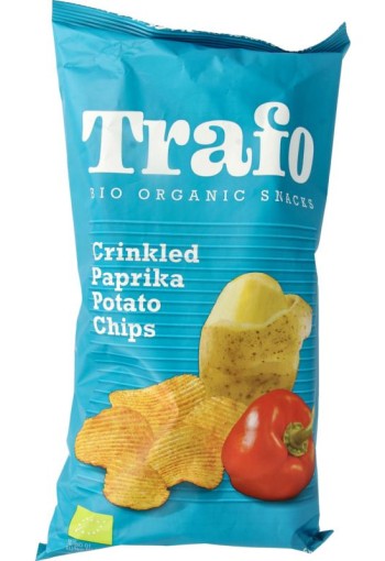 Trafo Ribbelchips paprika bio (125 Gram)