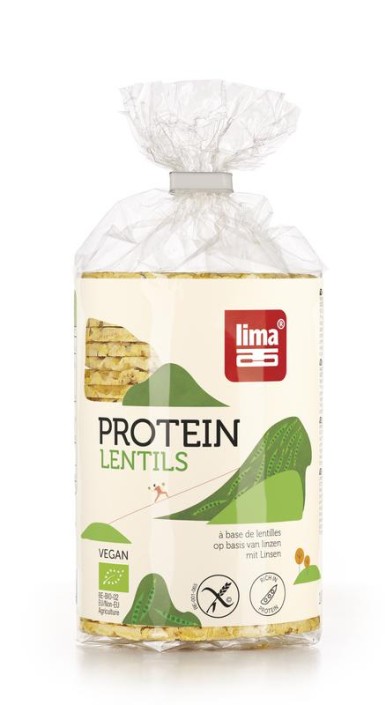 Lima Linzenwafels proteine bio (100 Gram)