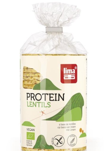 Lima Linzenwafels proteine bio (100 Gram)