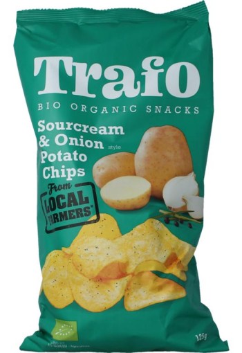 Trafo Chips sour cream & onion bio (125 Gram)