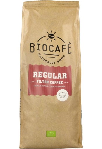Biocafe Flilter koffie regular bio (500 Gram)