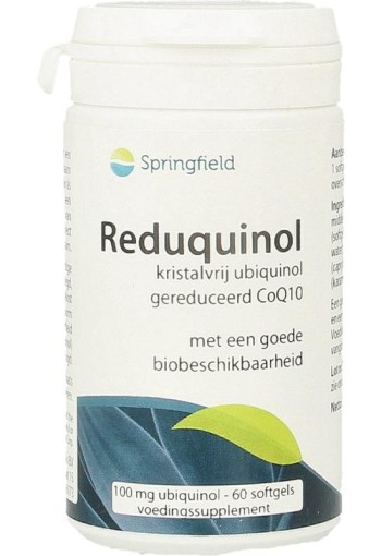 Springfield Reduquinol 100mg potje (60 Softgels)