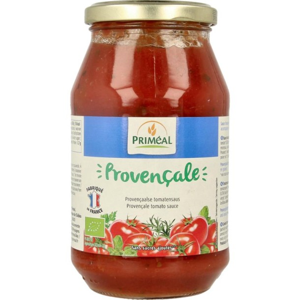 Primeal Tomatensaus provencaalse stijl bio (510 Gram)