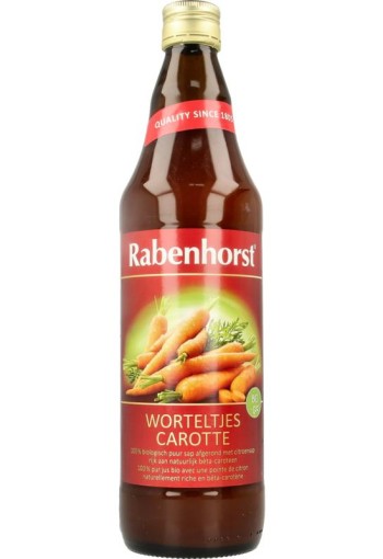 Rabenhorst Wortelsap bio (750 Milliliter)