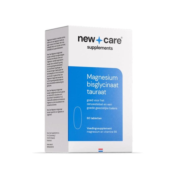 New Care Magnesium bisglycinaat tauraat (60 Tabletten)