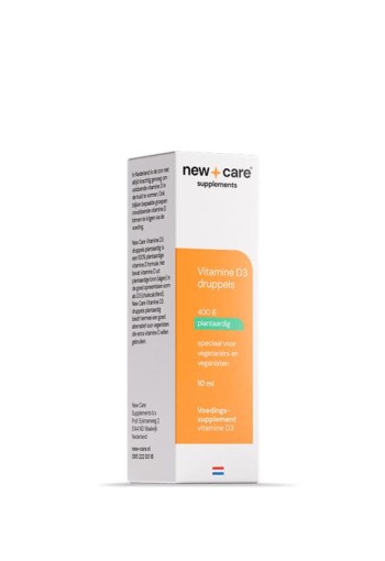New Care D3 10 mcg plantaardig (25 Milliliter)