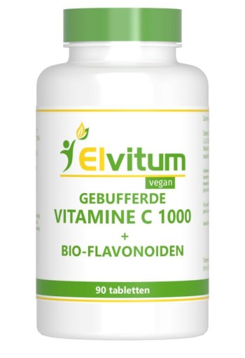 Elvitaal/elvitum Gebufferde vitamine C 1000mg (90 Tabletten)