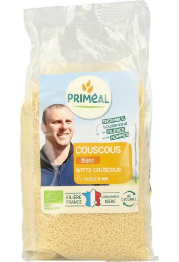 Primeal Couscous wit Frankrijk bio (500 Gram)
