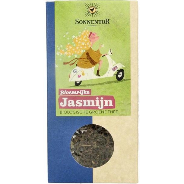 Sonnentor Groene thee jasmijn los bio (100 Gram)