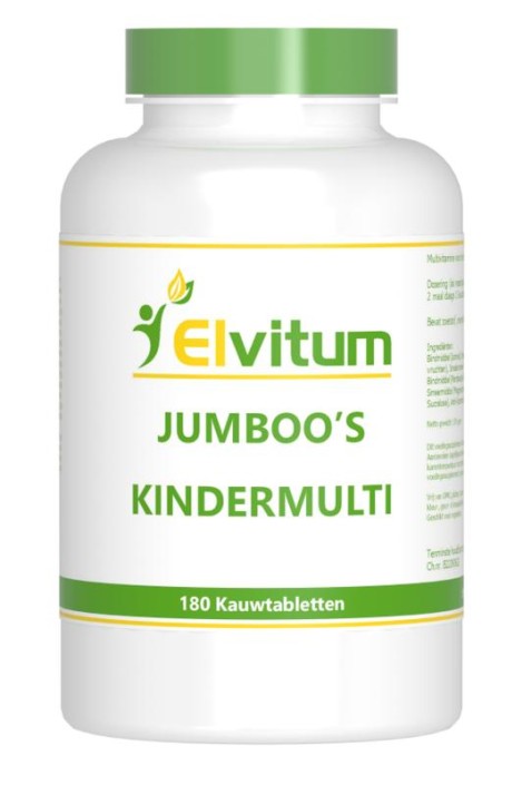 Elvitum Jumboos kindermulti (180 Kauwtabletten)