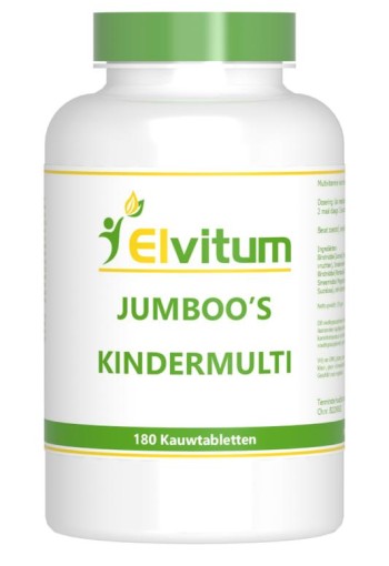 Elvitum Jumboos kindermulti (180 Kauwtabletten)