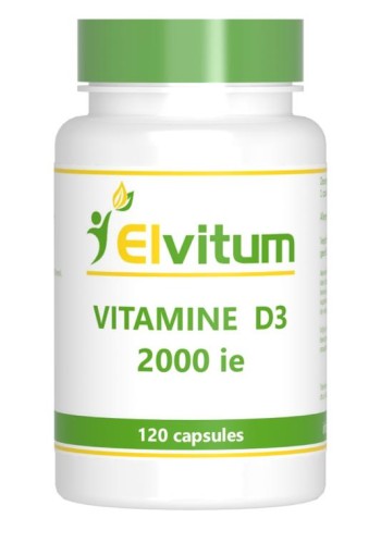 Elvitum Vitamine D3 2000IE/50mcg (120 Capsules)