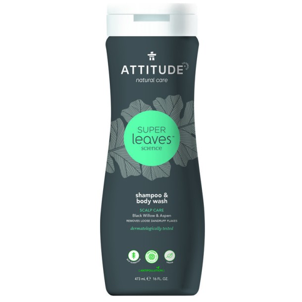 Attitude Shampoo & bodywash 2 in 1 super leaves (473 Milliliter)