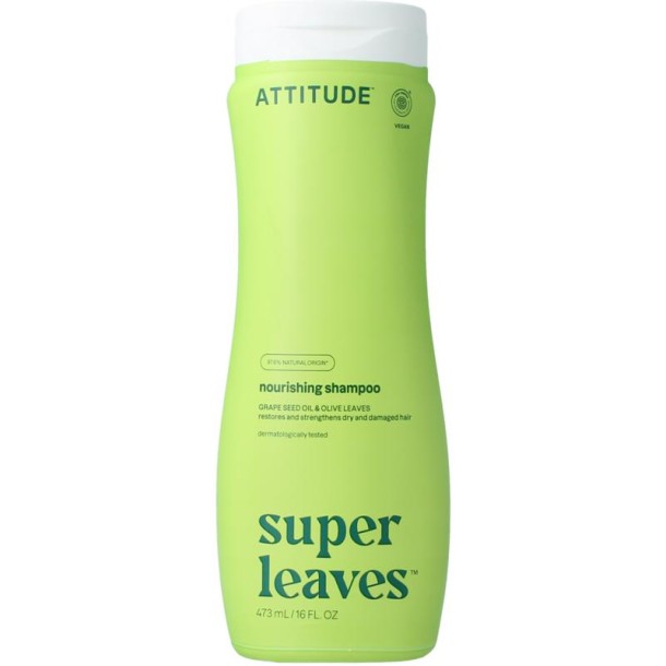 Attitude Shampoo super leaves voedend & verzorgend (473 Milliliter)