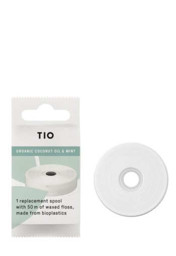 TIO Tiofloss refill flosdraad kokosolie mint (1 Stuks)