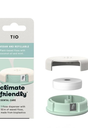 TIO Tiofloss flosdraad kokos mint (1 Stuks)