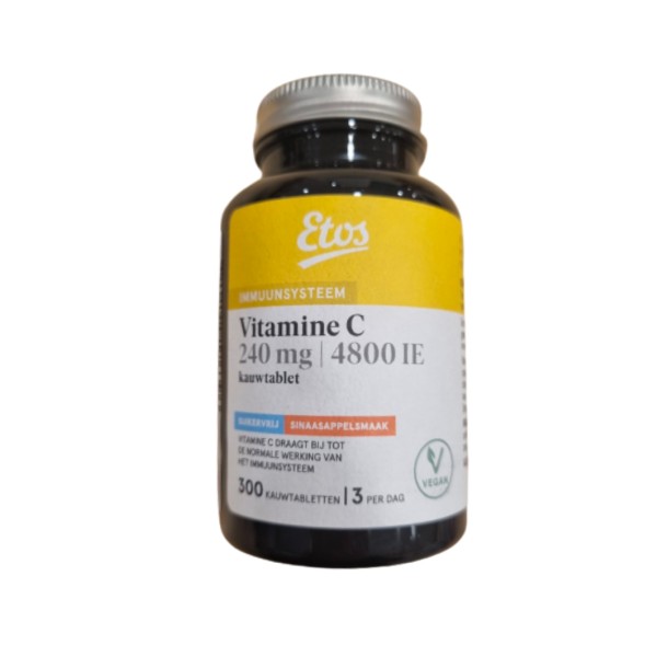 Etos Vitamine C 240 mg Kauwtablet Sinaasappel 300 stuks