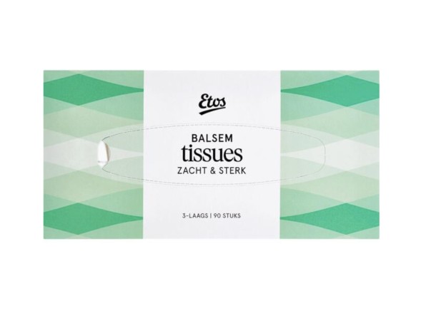 Etos Balsam 3-Laags Tissues 90 stuks
