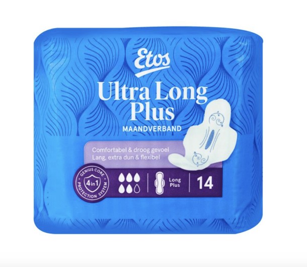 Etos Ul­tra su­per plus maand­ver­band 14 stuks