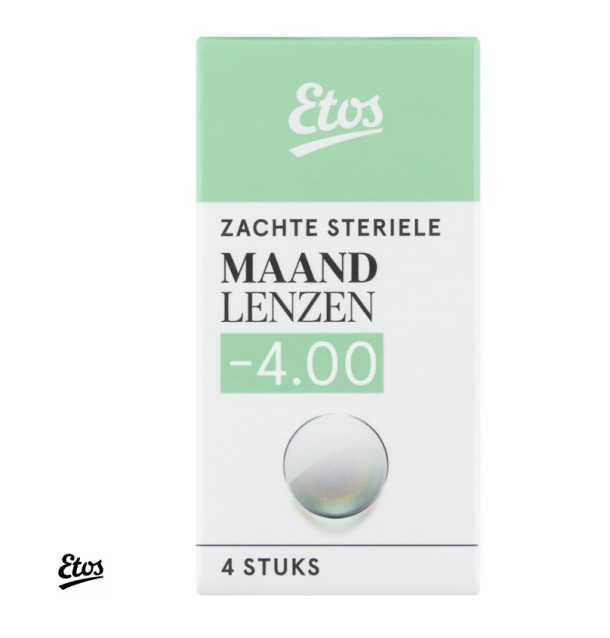  Etos Zach­te maand­len­zen -4.00 +  4 stuks