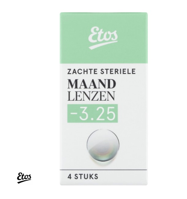 Etos Zach­te maand­len­zen -3.25 4 stuks