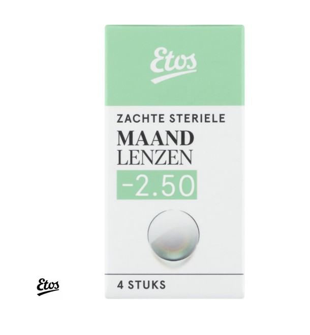 Etos Zach­te maand­len­zen -2,50 4 stuks