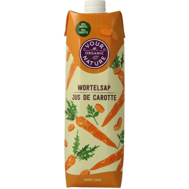 Your Organic Nat Wortelsap bio (1 Liter)