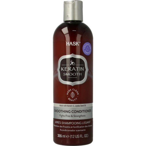 Hask Keratin protein smoothing conditioner (355 Milliliter)