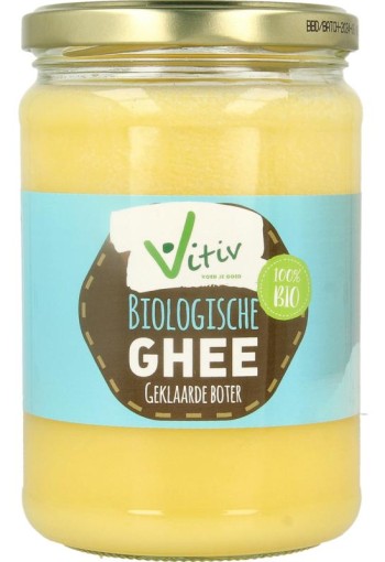 Vitiv Ghee geklaarde boter bio (500 Gram)