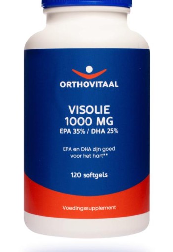 Orthovitaal Visolie 1000mg EPA 35% DHA 25% (120 Softgels)