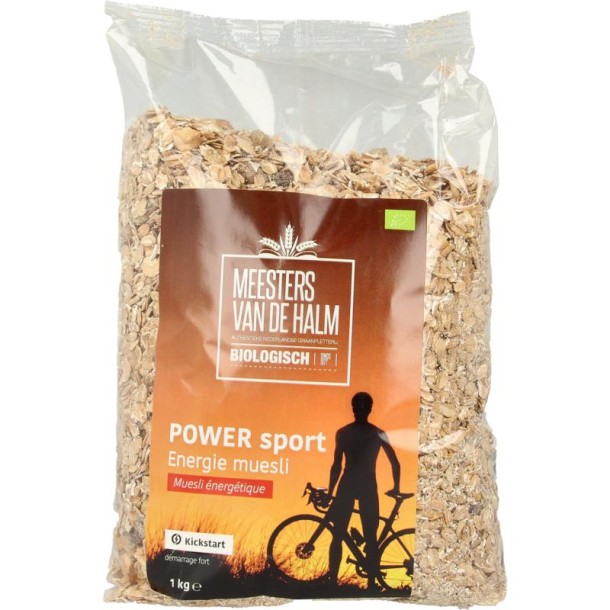 De Halm Muesli energie power sport bio (1 Kilogram)