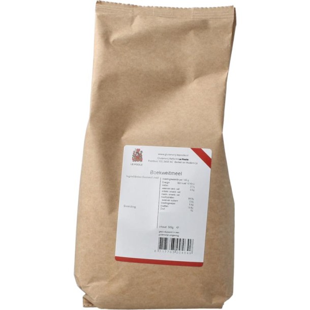Le Poole Boekweitmeel (500 Gram)