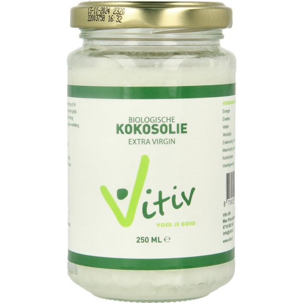 Vitiv Kokosolie extra virgin bio (250 Milliliter)
