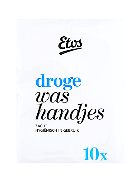 Etos Droge Washandjes10 stuks