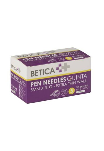 Betica Pen needle 5mm x 31gram (100 Stuks)