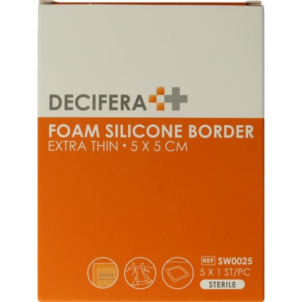Decifera Foam border 5 x 5cm (5 Stuks)