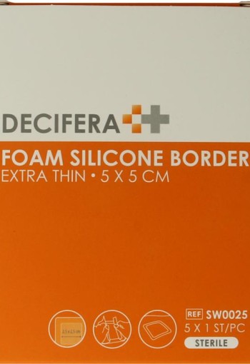 Decifera Foam border 5 x 5cm (5 Stuks)